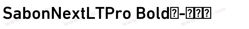 SabonNextLTPro Bold◆字体转换